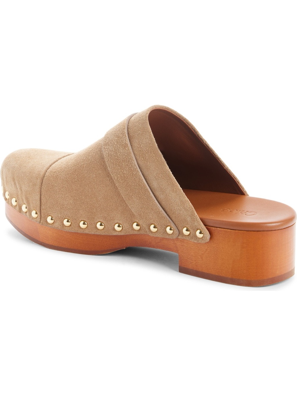 Chloé Women's Jeannette Clogs In Desert Sand Size 38/8 NWB $1,095 - Picture 2 of 10